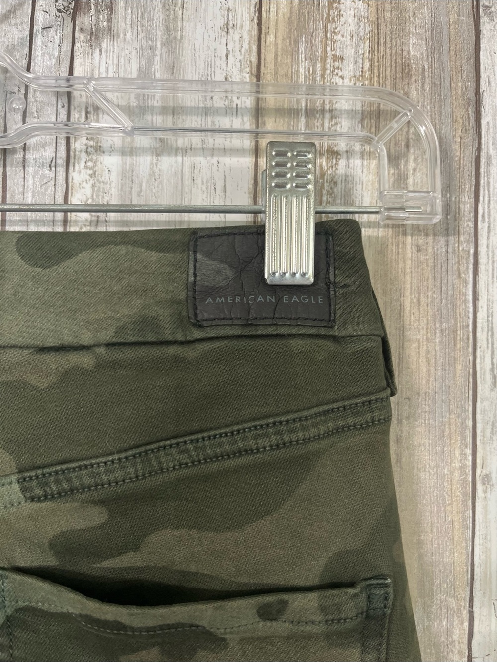 NWT American Eagle Camo Jeggings Next Level Stretch High Rise Skinny Jeans  4 - Picture 6 of 11